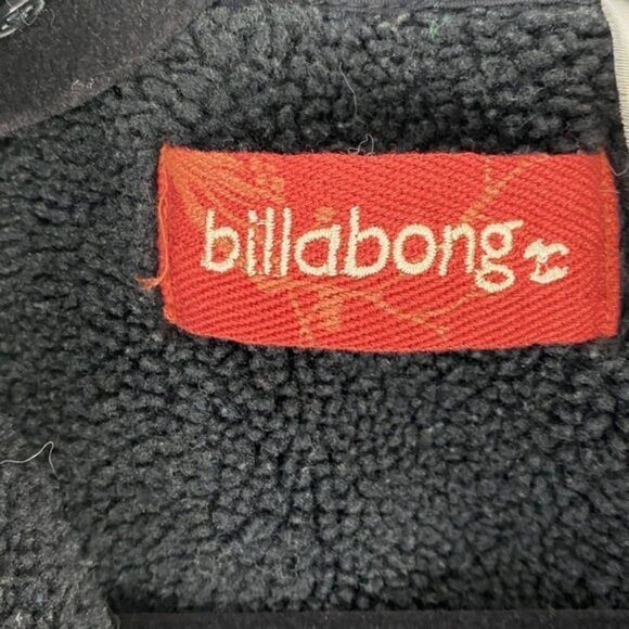 Billabong Black Wool Feel Jacket With Removable Sherpa Lining Womens Small - Picture 11 of 12